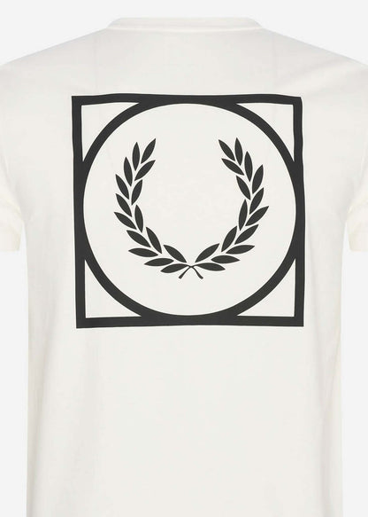 Fred Perry T-shirts  Graphic print t-shirt - snow white 