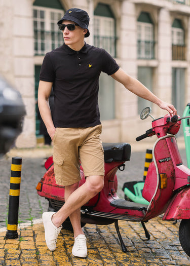 Lyle & Scott Bucket Hats Cotton twill bucket hat - jet black ss