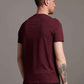 Plain t-shirt - burgundy