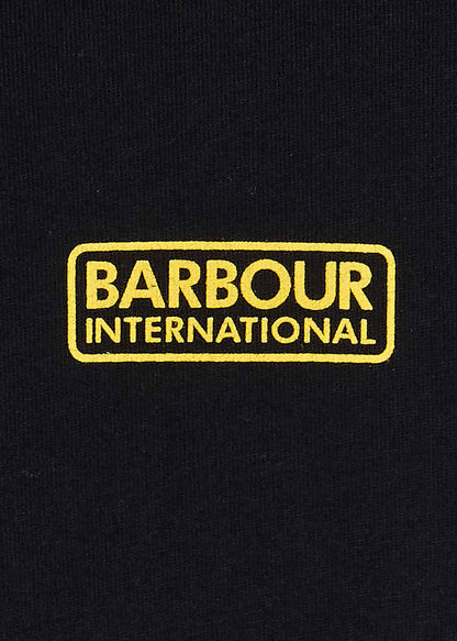 Barbour International T-shirts  Essential small logo tee - black 