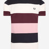 Fred Perry T-shirts  Bold stripe t-shirt - snow white 