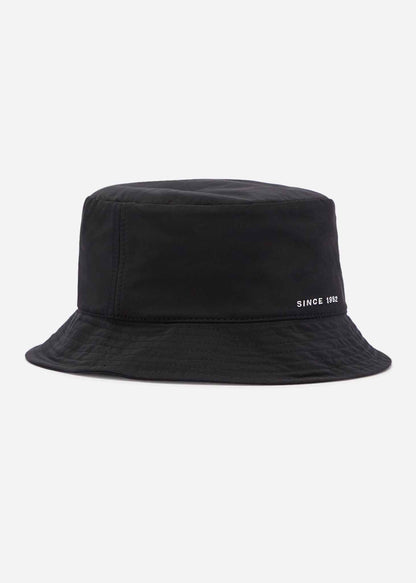 Fred Perry Bucket Hats  Laurel wreath branded bucket hat - black 