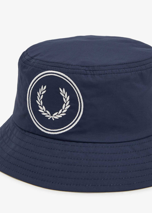 fred perry bucket hat navy