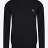 Fred Perry Truien  Classic crew neck jumper - black champagne 