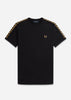 Fred Perry T-shirts  Gold taped ringer t-shirt - black 