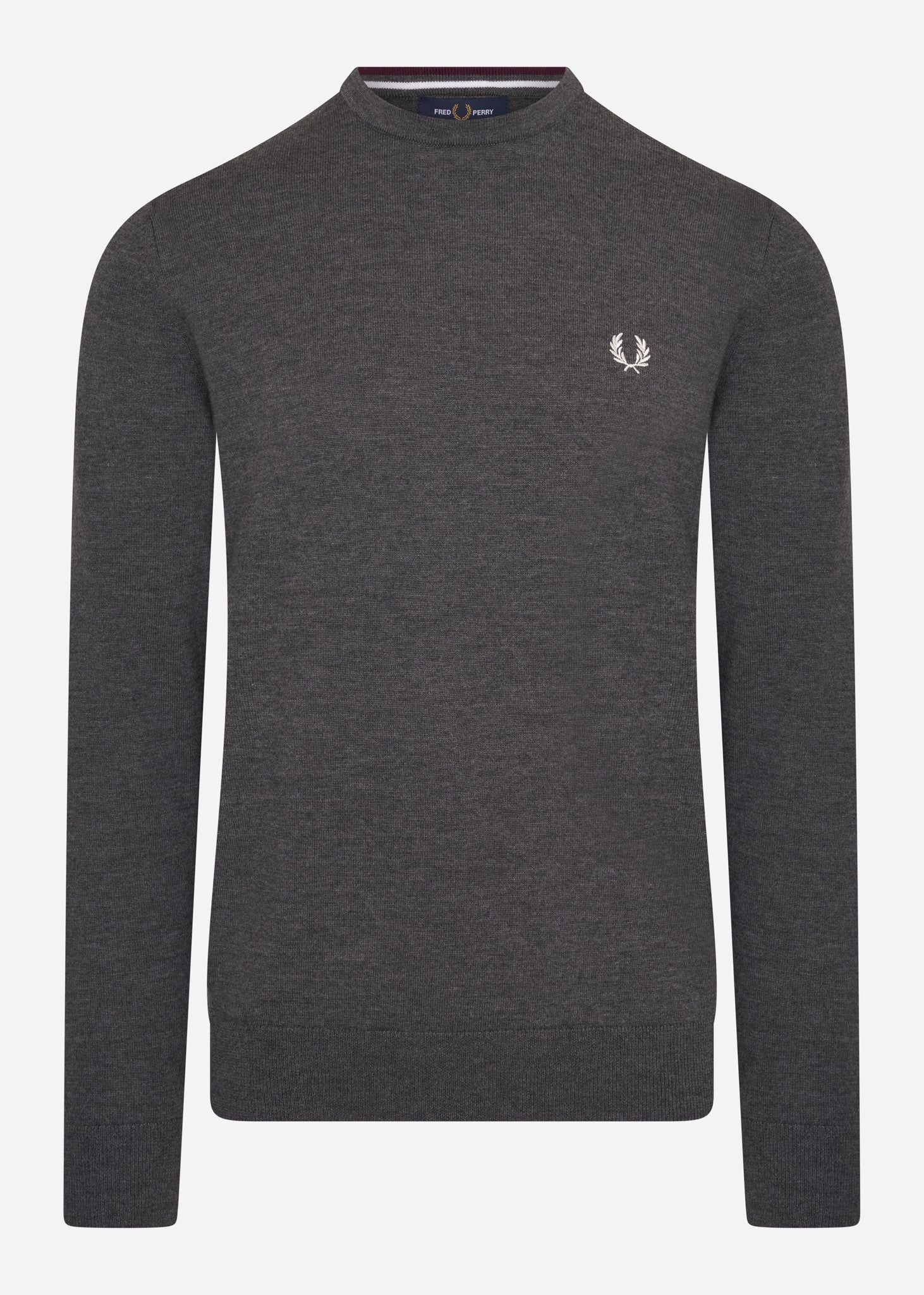 Fred Perry Truien  Classic crew neck jumper - graphite marl 