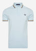 Fred Perry Polo's  Twin tipped aw polo - chalk gold 