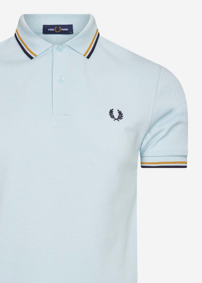 Fred Perry Polo's  Twin tipped aw polo - chalk gold 