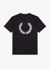 Fred Perry T-shirts  Laurel wreath t-shirt - black 