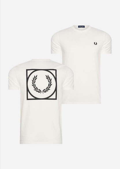 Fred Perry T-shirts  Graphic print t-shirt - snow white 