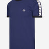 Fred Perry T-shirts  Taped ringer t-shirt - french navy 