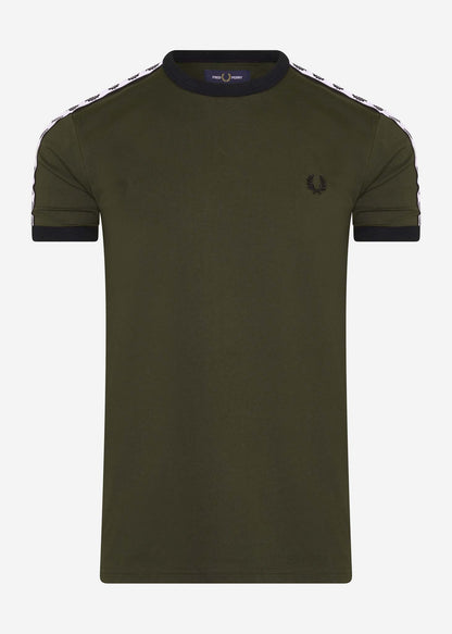 Fred Perry T-shirts  Taped ringer t-shirt - hunting green 