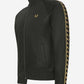 fred perry taped gold track jacket