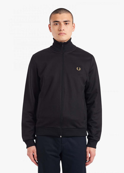 Fred Perry Vesten  Embroidered track - black 