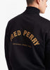 Fred Perry Vesten  Embroidered track - black 