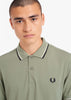 Fred Perry Polo's  Twin tipped polo - seagrass 