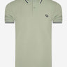 Fred Perry Polo's  Twin tipped polo - seagrass 