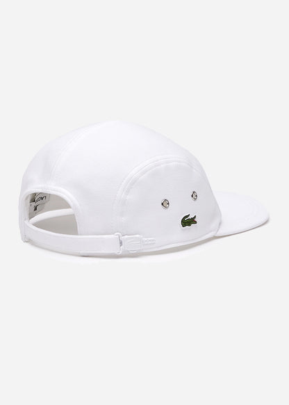 Lacoste Petten  Pique cap - white 