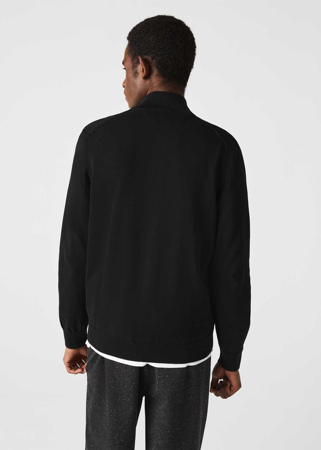 Lacoste Cardigans  A Zip through sweater - black 