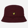 Lyle & Scott Bucket Hats  Cotton twill bucket hat - merlot 