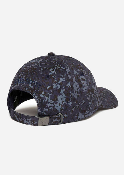 Lyle & Scott Petten  Baseball cap - navy earth print 