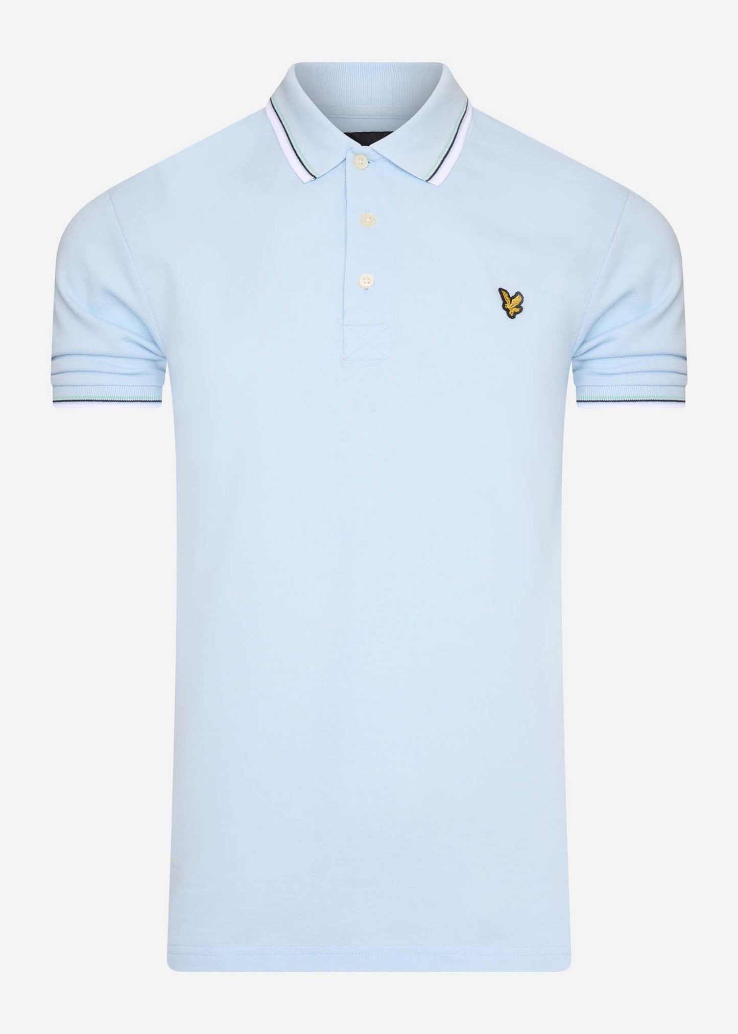 lyle and scott polo deck blue