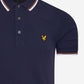 lyle and scott polo tipped