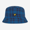 Lyle & Scott Bucket Hats  Reversible check bucket hat - navy ocean 