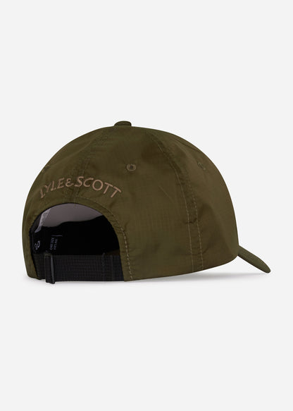 Lyle & Scott Petten  Ripstop cap - trek green 