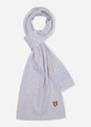 Lyle & Scott Sjaals  Scarf - light grey marl 