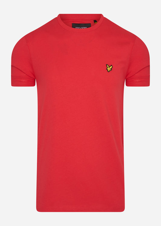 lyle and scott t-shirt gala red