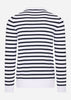 Lyle & Scott Truien  Breton stripe jumper - white 