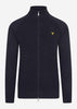 Lyle & Scott Vesten  Knitted zip through - dark navy marl 