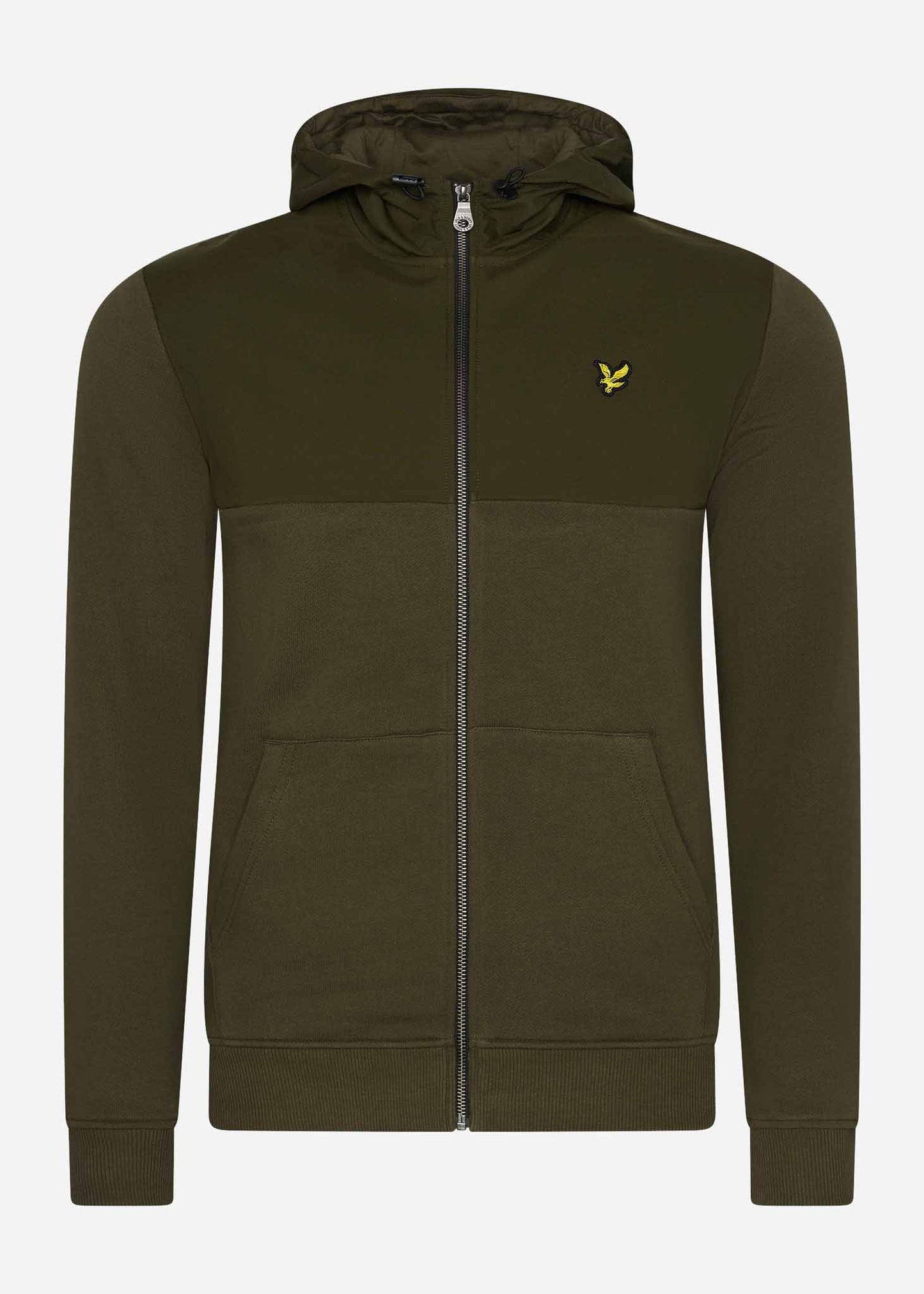 Softshell jersey zip hoodie - olive