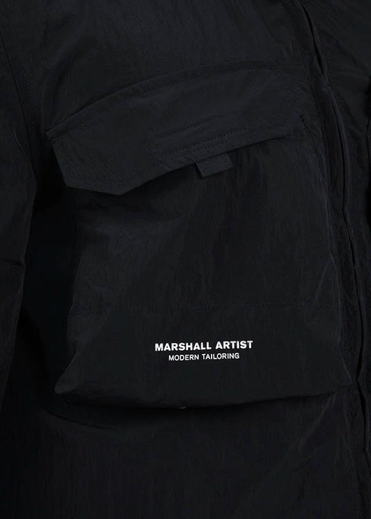 Marshall Artist Overshirts  Acier ma-2 overshirt - black 