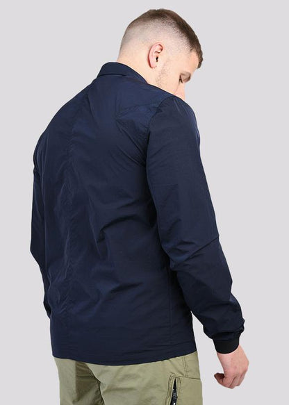 Marshall Artist Overshirts  Molecular kita overshirt - navy 