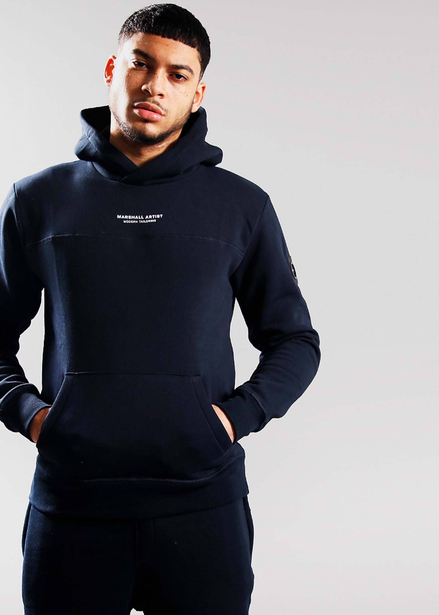 Marshall Artist Hoodies  Siren oth hood - navy 