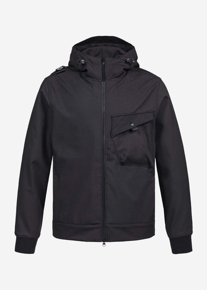 MA.Strum Jassen  Softshell jacket - jet black 