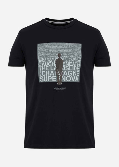 Weekend Offender T-shirts  Oasis supernova - black 