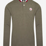 Peaceful Hooligan Longsleeve Polo's  Ledge polo - khaki 