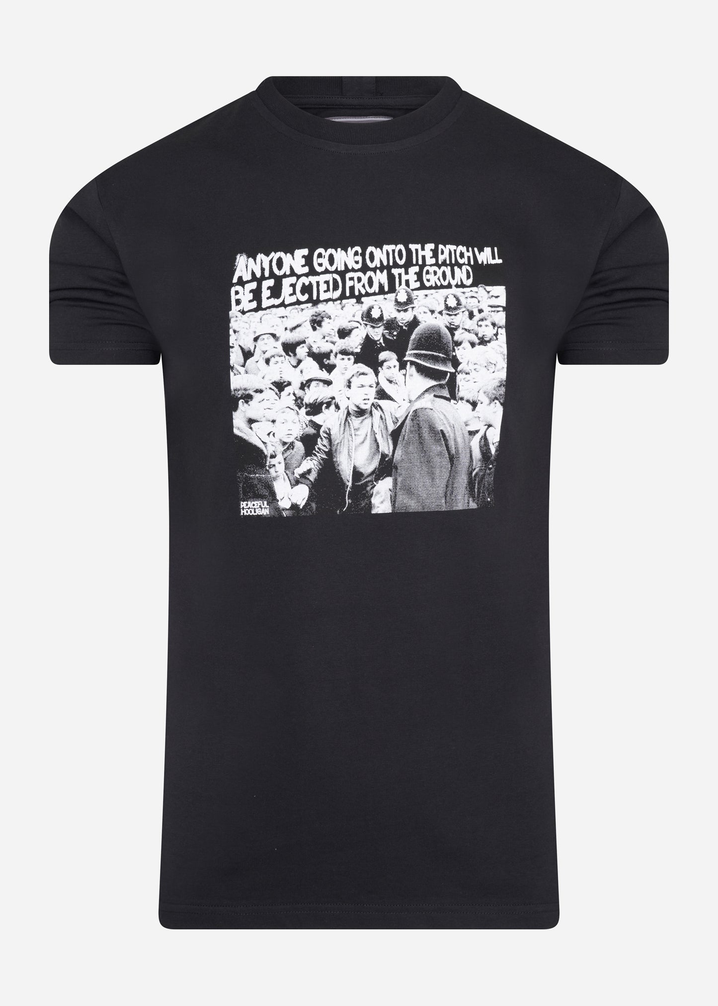peaceful hooligan t-shirt pitch invasion