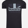 Peaceful Hooligan T-shirts  Flag t-shirt - black