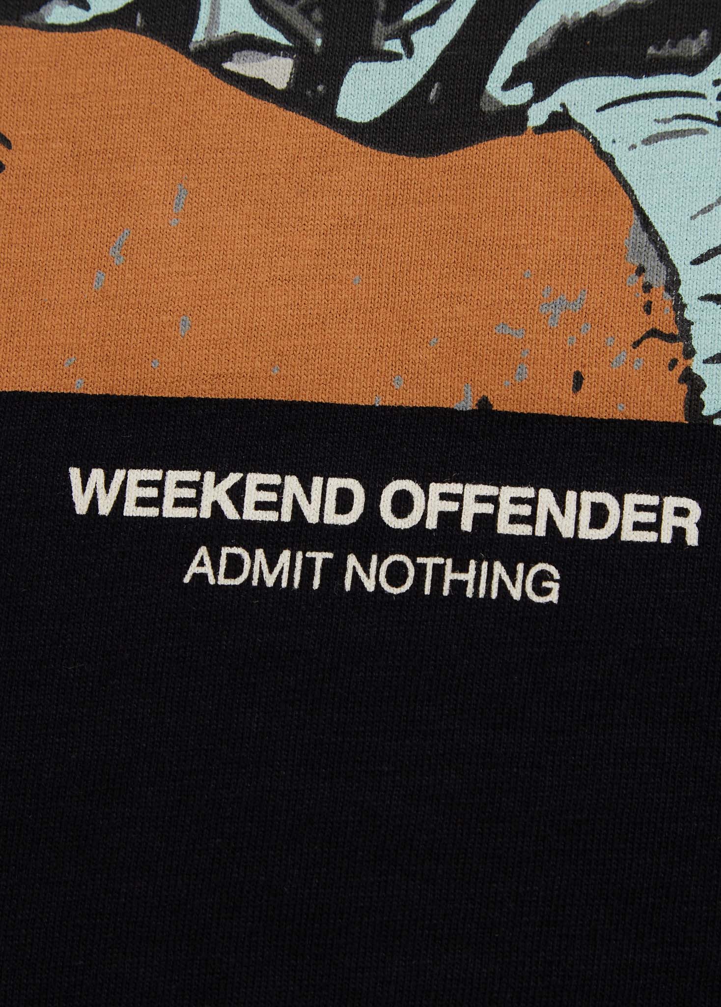 Weekend Offender T-shirts  The terrace - black 