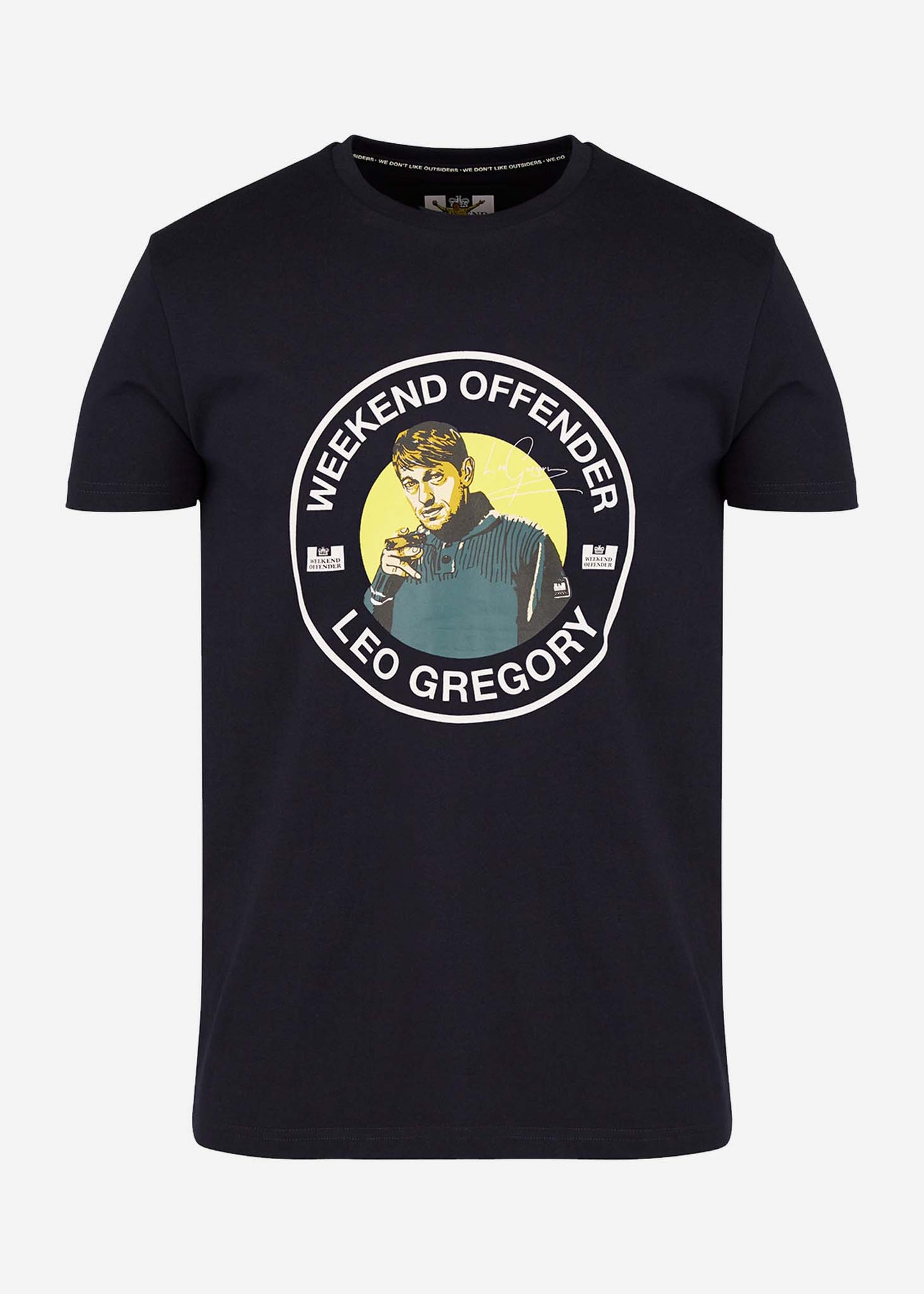 leo gregory t-shirt navy 