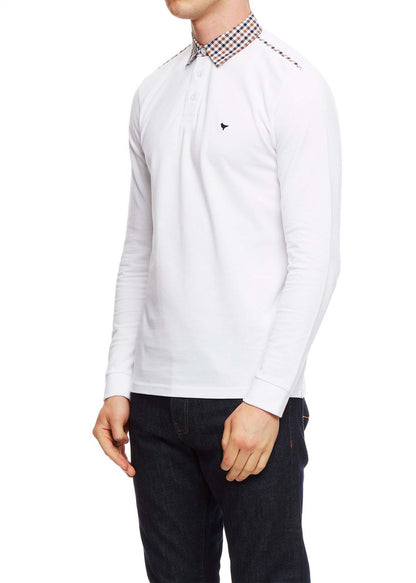 Weekend Offender Longsleeve Polo's  Bentvena - white 