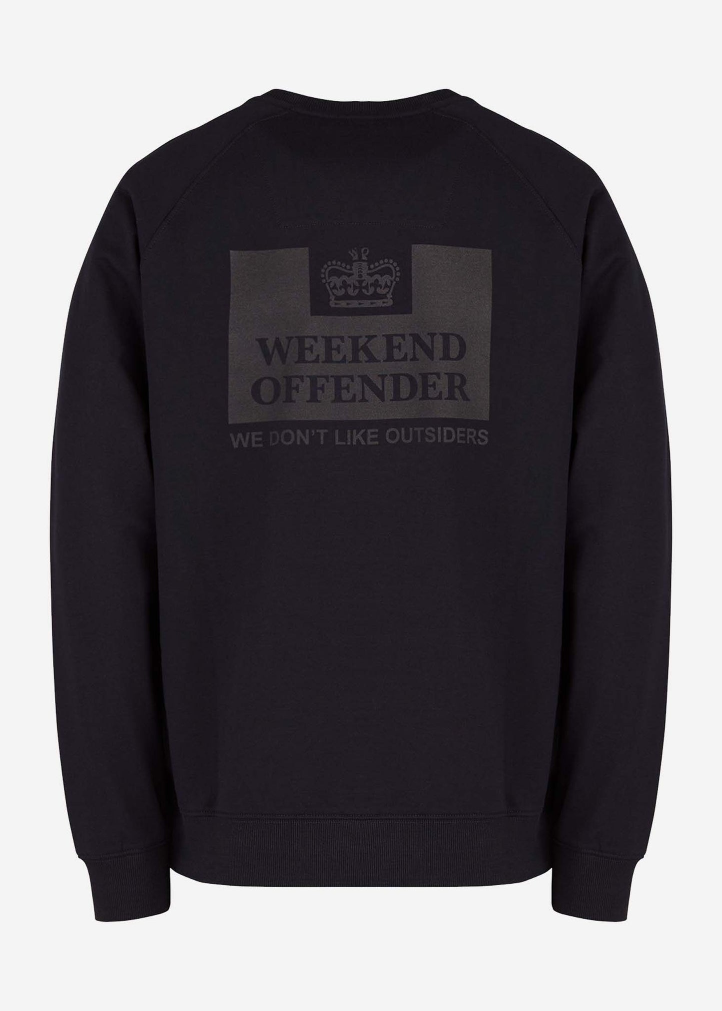 weekend offender sweater crewneck navy