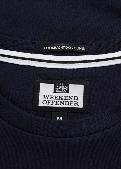 Weekend Offender T-shirts  Anacleti tee - navy 