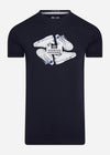 Weekend Offender T-shirts  Anacleti tee - navy 